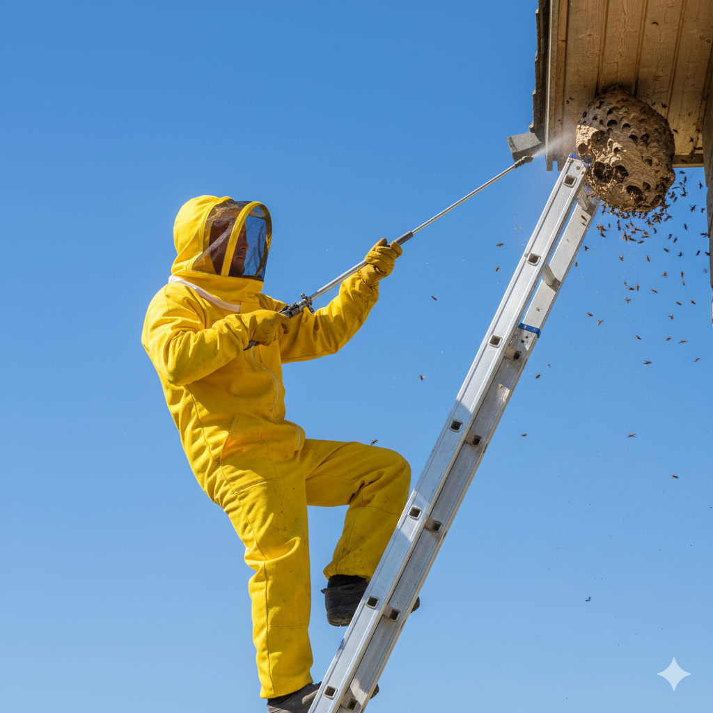 Destruction nids guêpes